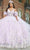Quinceanera Collection 26043 - Laced Illusion Quinceanera Dress Quinceanera Dresses 0 / Lilac Multi