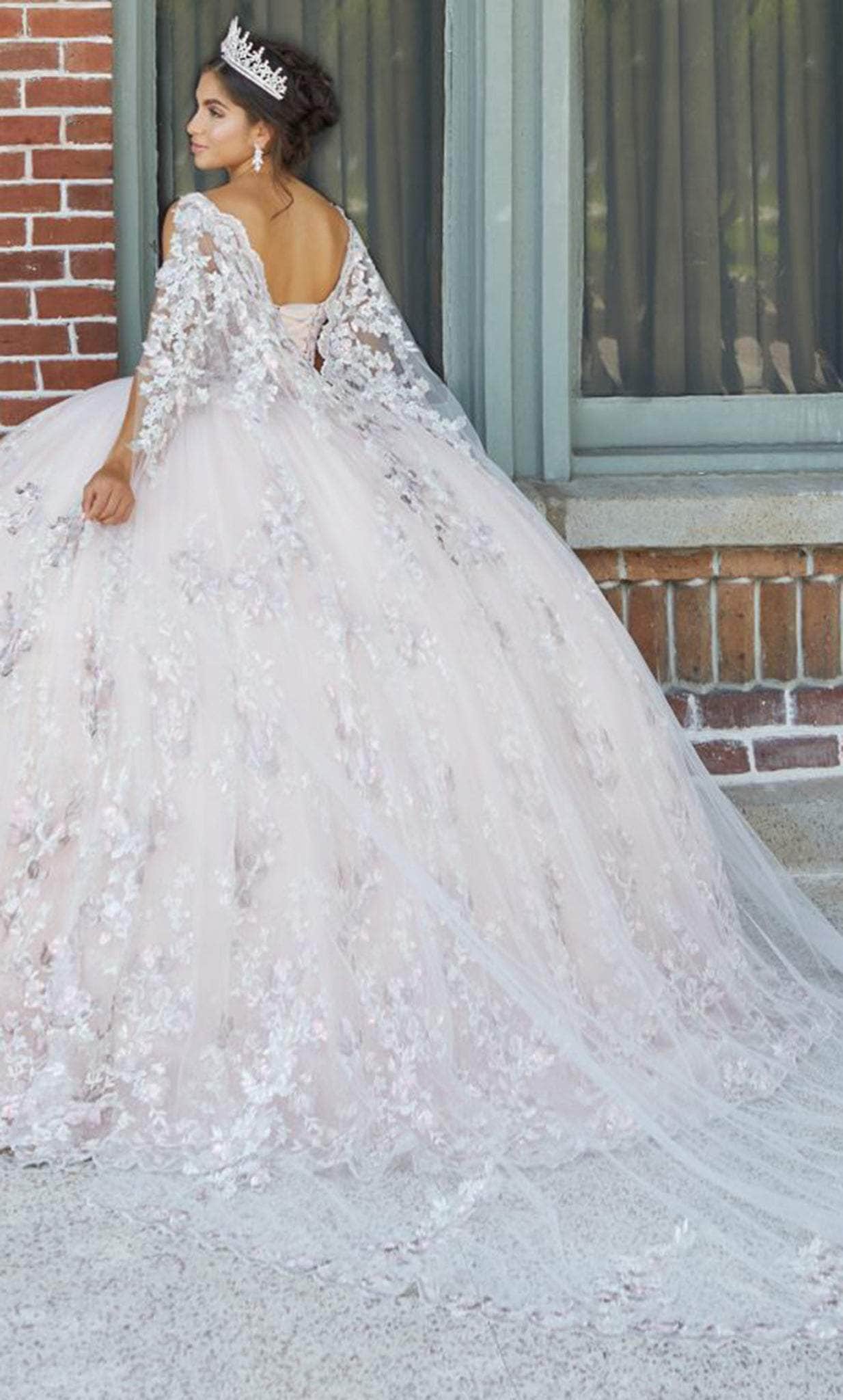 Quince Dama Dresses - Short Quinceanera Dresses in Color White