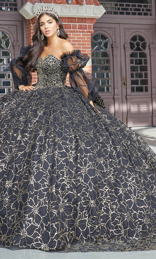 Quinceanera Collection 26054 - Exquisitely Detailed Voluminous Gown