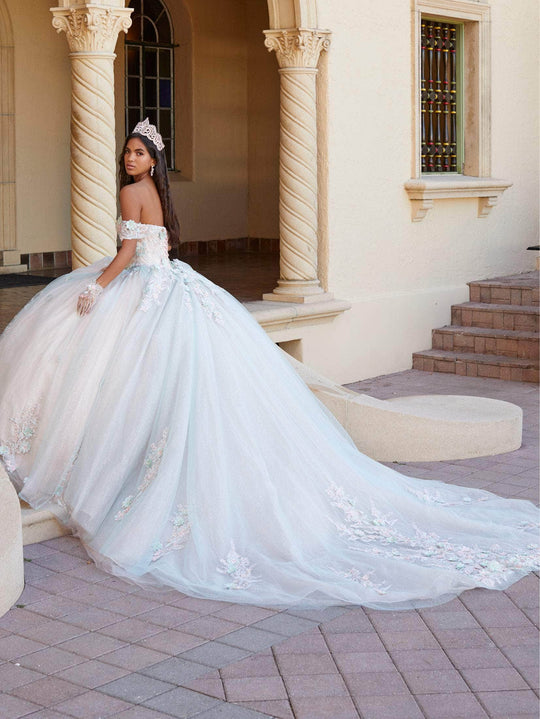 Quinceanera Collection 26055 - Embellished Off-Shoulder Ballgown