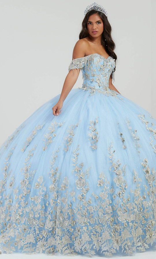 Quinceanera Collection 26056 - Off-Shoulder Embellished Ballgown