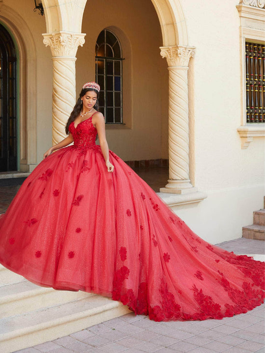 Quinceanera Collection 26064 - Lace Appliqué Sleeveless Ballgown