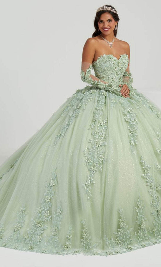 Quinceanera Collection 26070 - Strapless Embroidered Ball Gown
