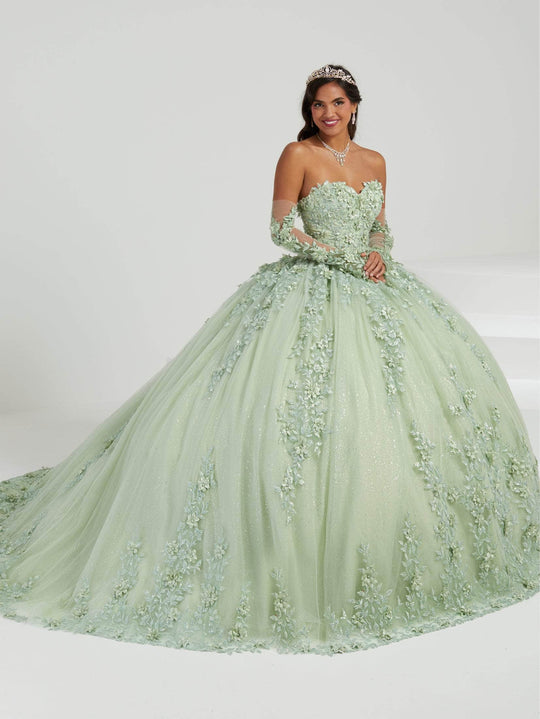 Quinceanera Collection 26070 - Strapless Embroidered Ball Gown