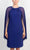 R&M Richards 2496 - Caped Sheath Cocktail Dress Special Occasion Dress 6 / Electric Blue