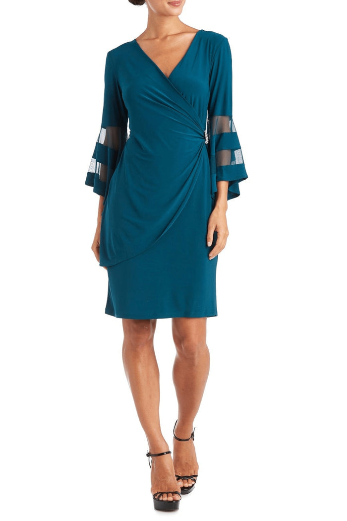 R&M Richards 3561 - Bell Sleeve Sheath Dress Special Occasion Dress