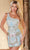 Rachel Allan 40268 - Beaded Motif Fitted Dress Special Occasion Dress 00 / Powder Blue