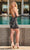 Rachel Allan 40270 - V-Neck Fringed Hem Cocktail Dress Cocktail Dresses 0 / Purple
