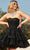 Rachel Allan 40276 - Strapless A-line Cocktail Dress Prom Dresses 00 / Black