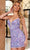 Rachel Allan 40288 - Sleeveless Plunging Cocktail Dress Cocktail Dresses 00 / Lilac