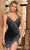 Rachel Allan 40298 - Sequin Sleeveless Cocktail Dress Cocktail Dresses 00 / Black Silver