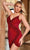 Rachel Allan 40298 - Sequin Sleeveless Cocktail Dress Cocktail Dresses 00 / Red Fuchsia