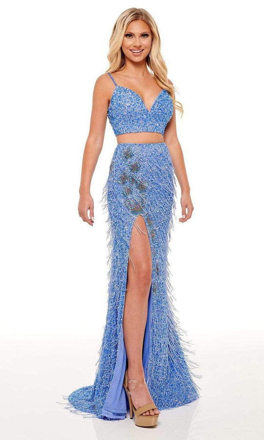 Rachel Allan - 70258 Two-Piece Butterfly Motif Gown