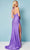 Rachel Allan 70289 - Deep V-Neck Ruched Evening Dress Evening Dresses