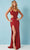Rachel Allan 70466 - Scoop Neck Cutout Evening Dress Evening Dresses 4 / Royal