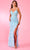 Rachel Allan 70504 - Beaded Strappy Prom Dress Prom Dresses 00 / Sky Blue
