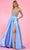 Rachel Allan 70519 - Ornate Corset Cutout Prom Dress Prom Dresses 00 / Periwinkle