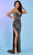 Rachel Allan 70544 - Sequin V-Neck Prom Dress Prom Dresses 00 / Black Multi