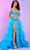 Rachel Allan 70550 - Bead Garland Prom Dress Prom Dresses 00 / Ocean Blue