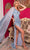 Rachel Allan 70556 - Swirl Motif Prom Dress with Slit Prom Dresses