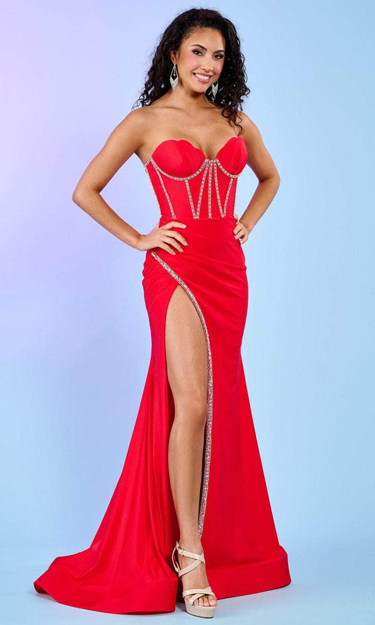 Rachel Allan 70577 - Scalloped Sweetheart Prom Dress