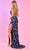 Rachel Allan 70595 - Floral Sequin Scoop Prom Gown Prom Dresses