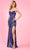 Rachel Allan 70616 - Corset Bodice Strapless Prom Gown Prom Dresses 00 / Royal Multi