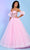 Rachel Allan 70630 - Plunging Sweetheart Glitter Prom Gown Ball Gowns 00 / Pink