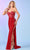 Rachel Allan 70650 - Illusion Corset Sweetheart Prom Gown Prom Dresses 00 / Red Silver