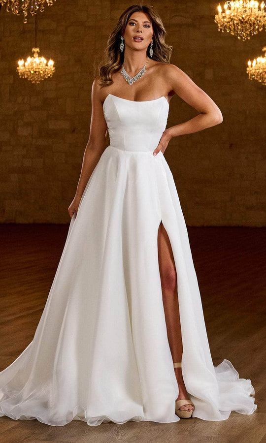 Rachel Allan Bridal RB2190 - Strapless Embellished Wedding Gown
