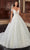 Rachel Allan Bridal RB4143 - Off Shoulder Glitter Bridal Gown Evening Dresses 0 / White