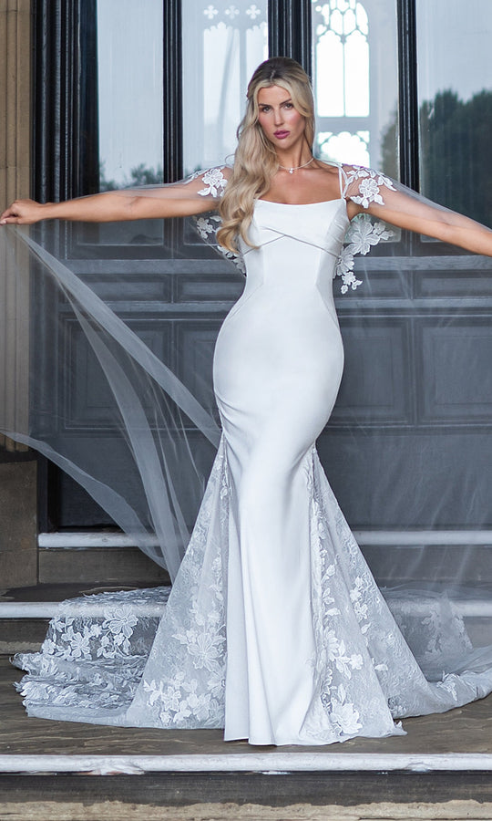 Rachel Allan RB4236 - Strapless Lace Bridal Gown