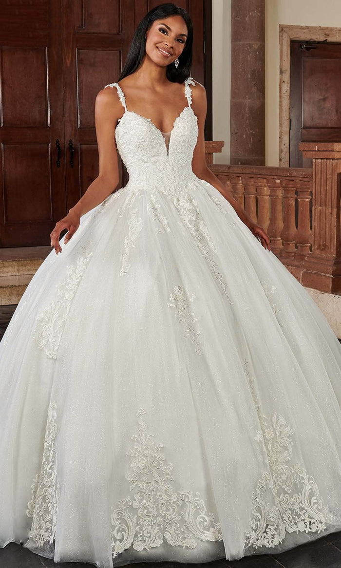 Rachel Allan Bridal RB6118 - Sleeveless Sweetheart Ballgown Bridal Dresses 0 / Ivory
