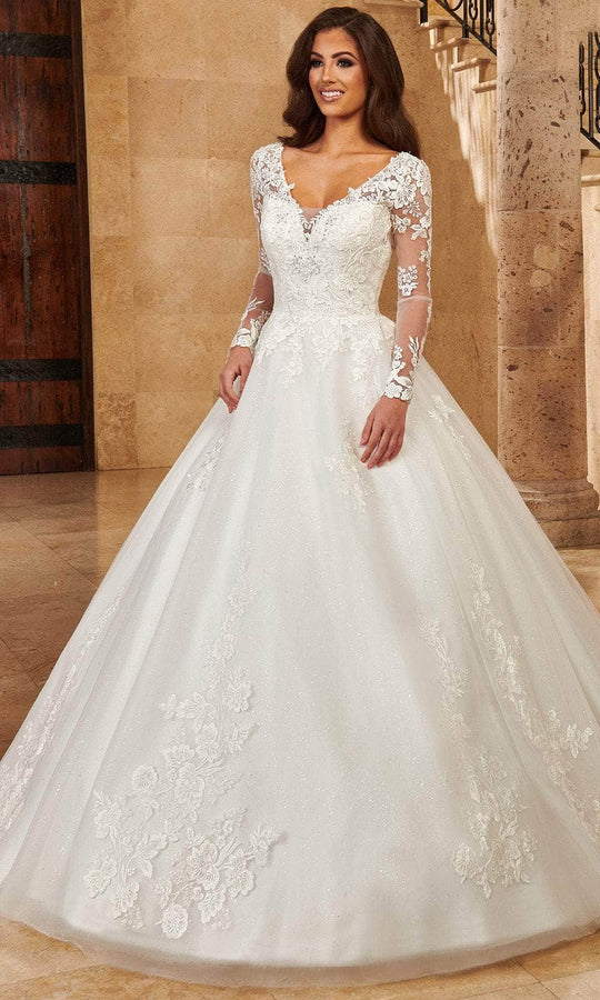 Rachel Allan MB4130 - Glitter Tulle A-line Bridal Gown