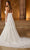 Rachel Allan RB3182 - Strapless Embroidered Cape Bridal Gown Bridal Dresses