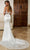Rachel Allan RB3186 - Deep V-Neck Sheath Bridal Gown Bridal Dresses