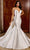 Rachel Allan RB3188 - Plunging V-Neck Overskirt Bridal Gown Bridal Dresses