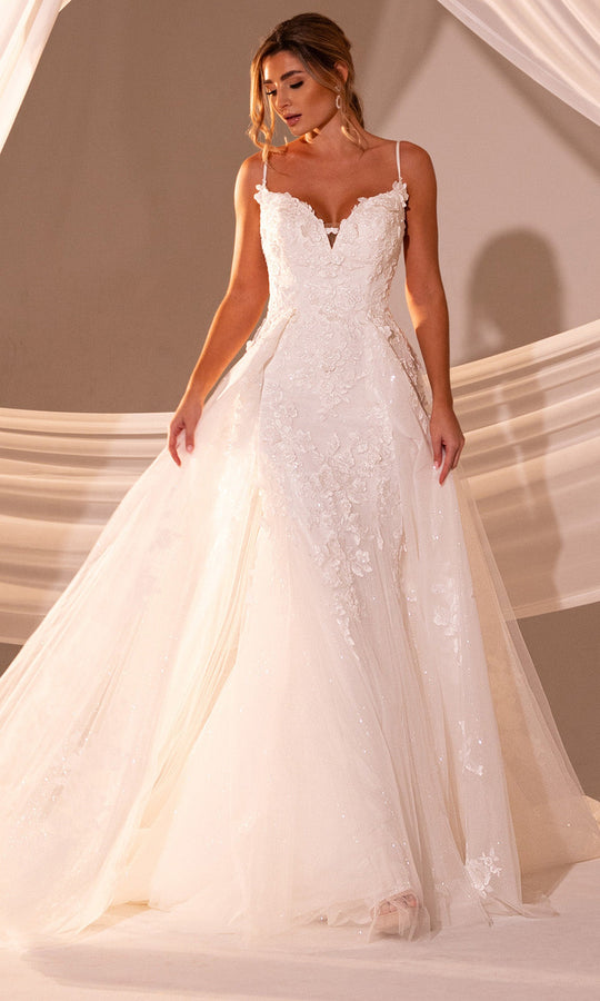 Rachel Allan RB3228 - Floral Lace Mermaid Bridal Gown