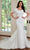 Rachel Allan RB5041 - Scoop Floral Appliqued Bridal Gown Bridal Dresses 0 / White