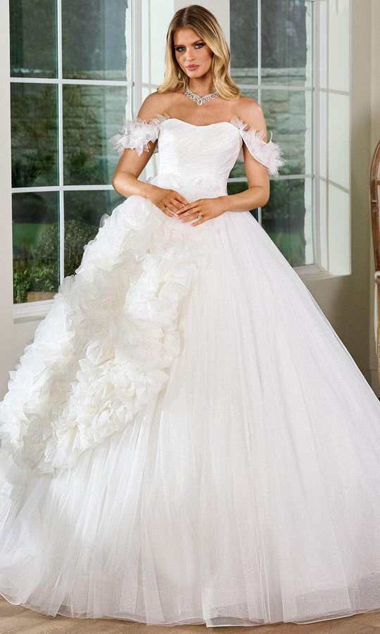 Rachel Allan RB6153 - Sweetheart Neckline Ruffled Ball Gown