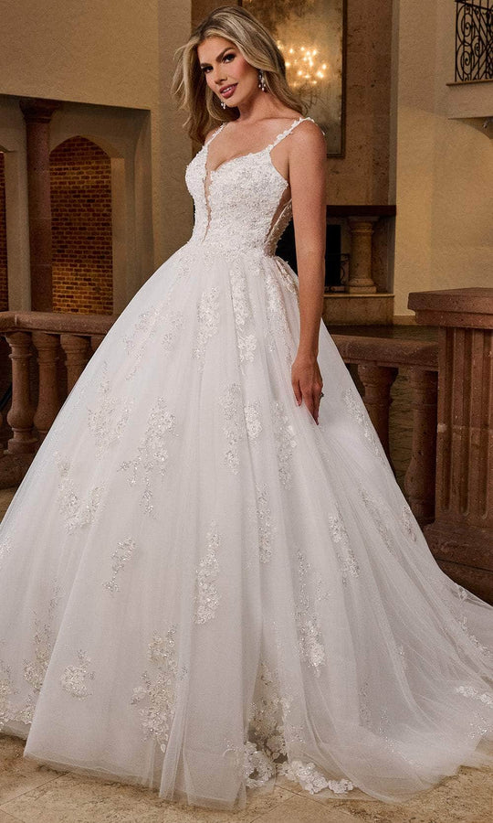 Rachel Allan RB6171 - Elegant Sleeveless Ballgown with Lace-Up Back