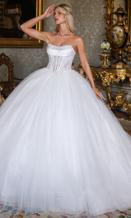 Rachel Allan RB6191 - Strapless Corset Ball Gown
