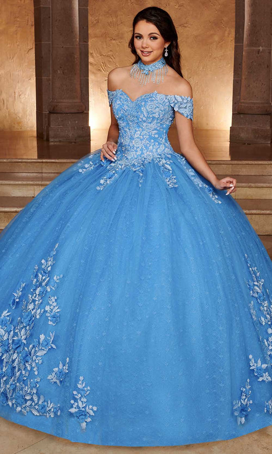 Rachel Allan RQ1112 - Sweetheart Beaded Lace Ballgown