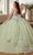 Rachel Allan RQ1125 - Cold Shoulder Floral Ballgown Ball Gowns