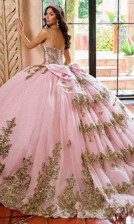 Rachel Allan RQ1158 - Butterfly Embellished Sweetheart Ballgown