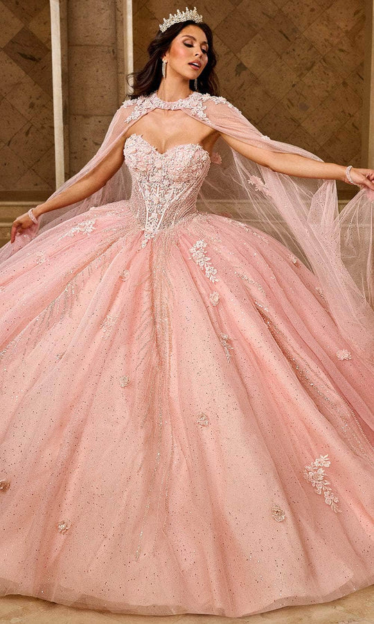 Rachel Allan RQ1162 - Sweetheart Ballgown with Floral Applique