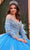 Rachel Allan RQ2167 - Illusion Sleeve Embroidered Ballgown Ball Gowns
