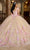 Rachel Allan RQ2190 - 3D Floral Embellished Plunging Neck Ballgown Ball Gowns
