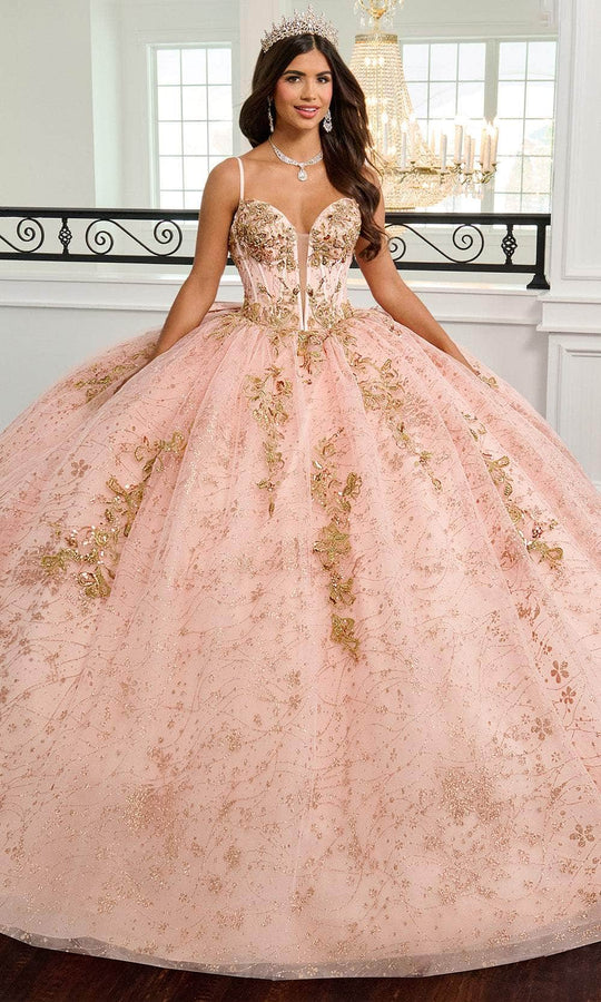 Rachel Allan RQ2221 - Beaded Tulle Ballgown with Bow