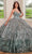 Rachel Allan RQ3121 - Sequin Tulle Quinceanera Ballgown Ball Gowns 0 / Silver Sage